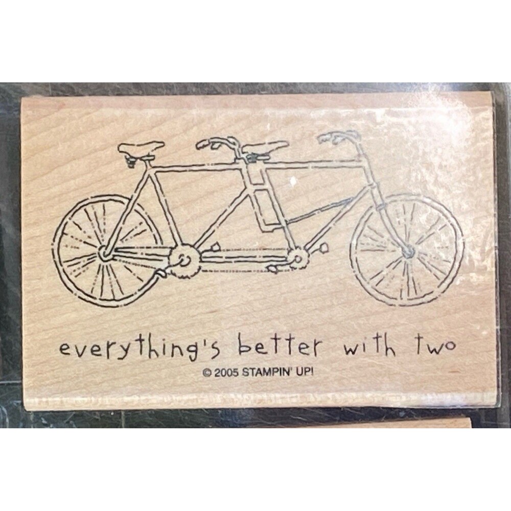 Stampin Up Life Cycles Set of 6 Rubber Stamps Wood Mounted Crafting Scrapbooking - Picture 4 of 9
